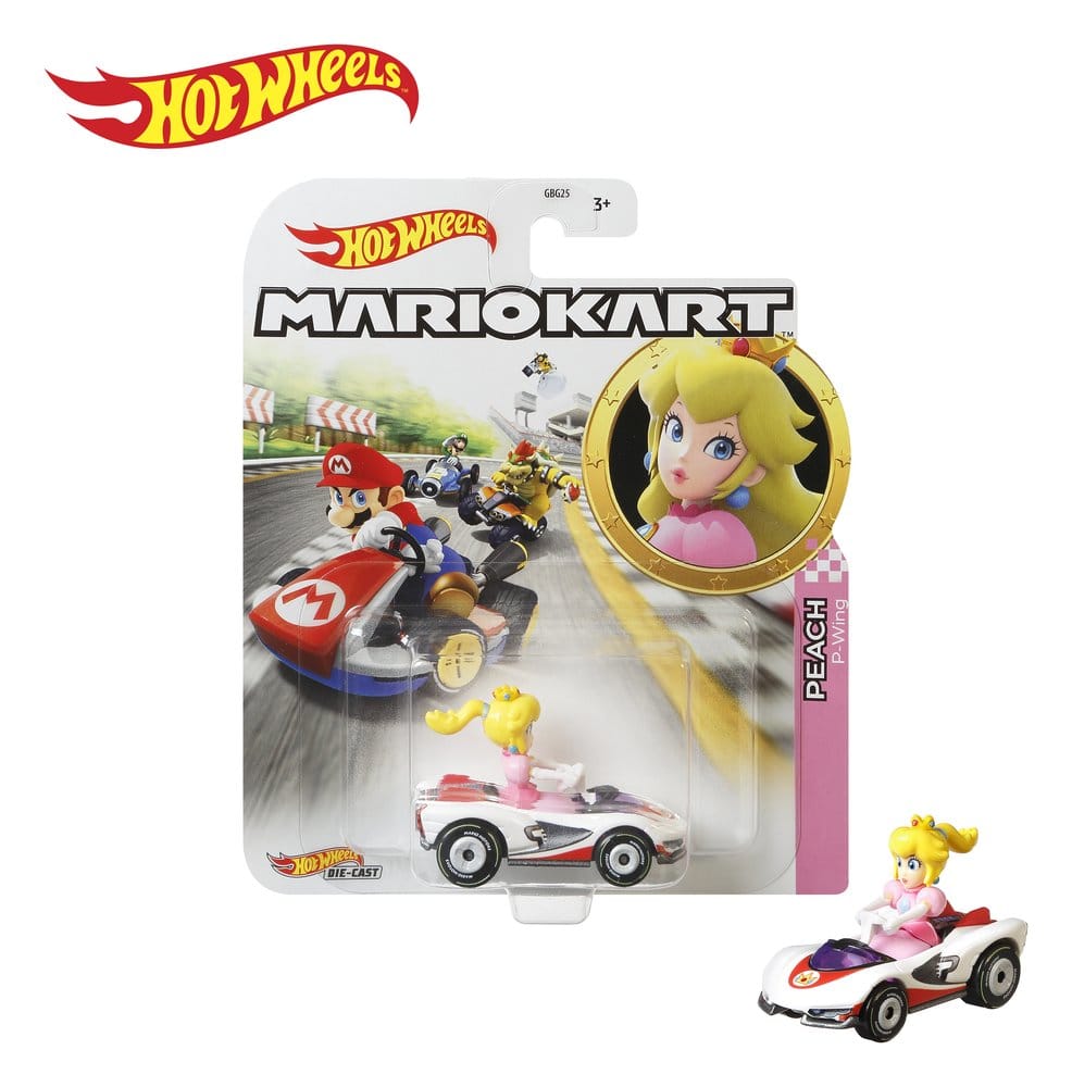 Mario Kart Hot Wheels Die-Cast Vehicles 1:64 978T Assortment (8) - MangaShop.ro