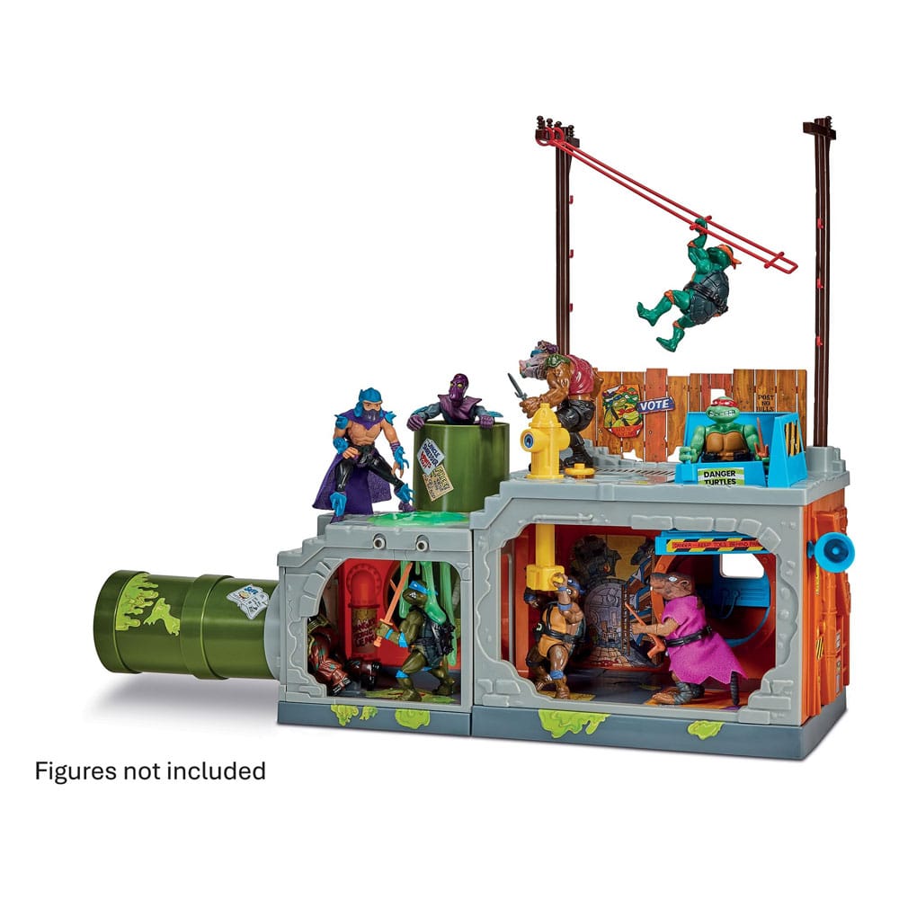 Teenage Mutant Ninja Turtles Building Secret Sewer Lid Playset Mutant Module heo EU Exclusive 30 cm - MangaShop.ro
